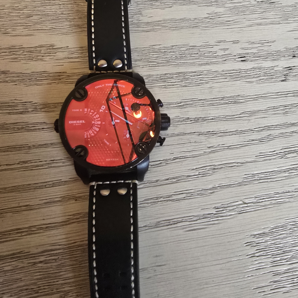 Diesel Bold Red and Black watch